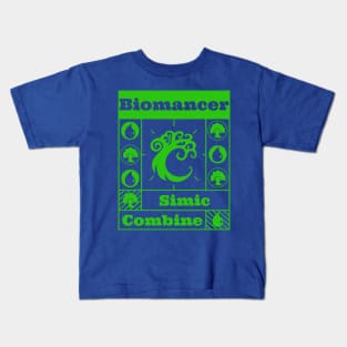 Simic Combine | Biomancer| MTG Guild Green on Blue Design Kids T-Shirt